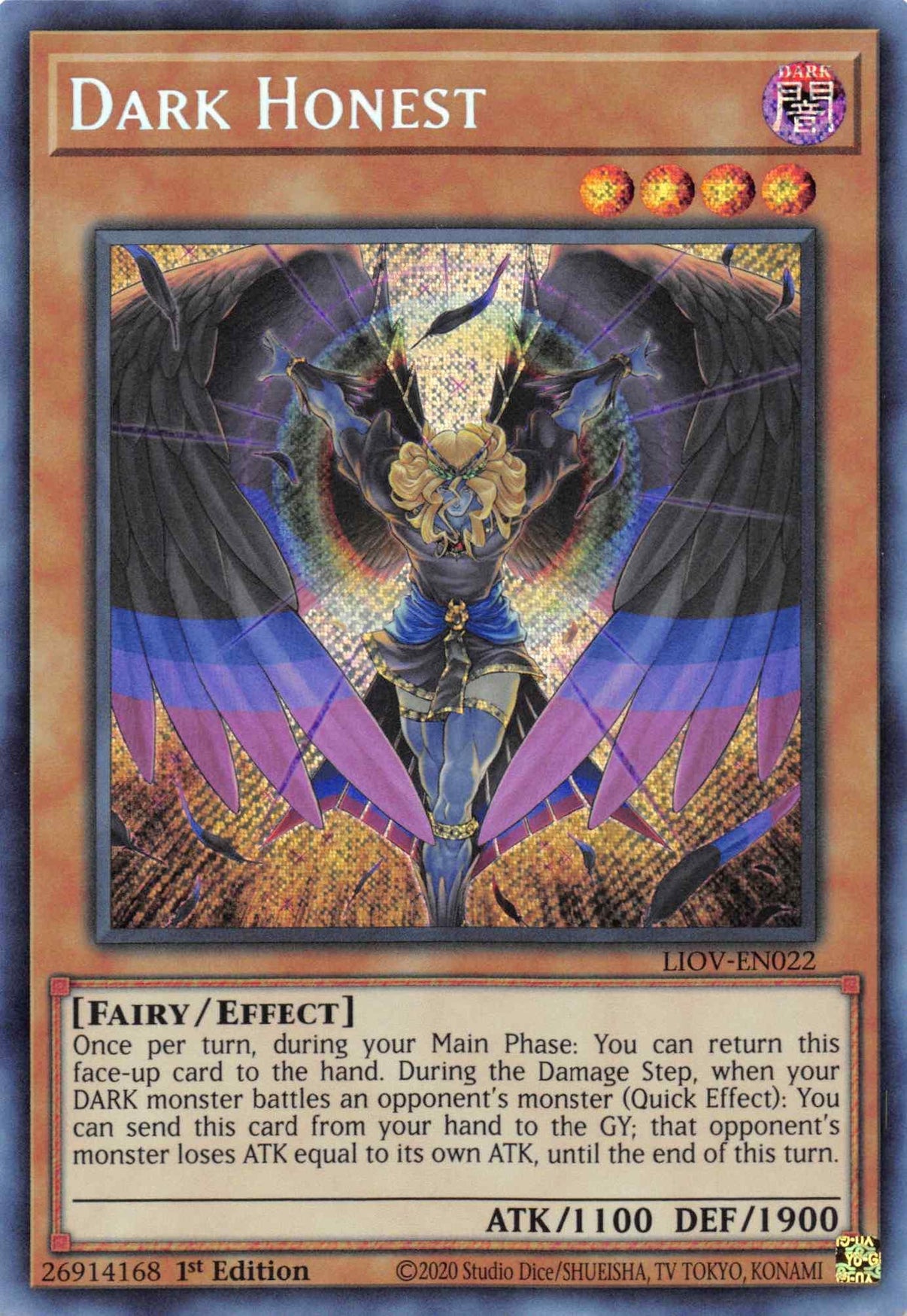 Dark Honest [LIOV-EN022] Secret Rare - POKÉ JEUX
