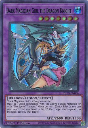 Dark Magician Girl the Dragon Knight (Alternate Art) (Blue) [DLCS-EN006] Ultra Rare - POKÉ JEUX
