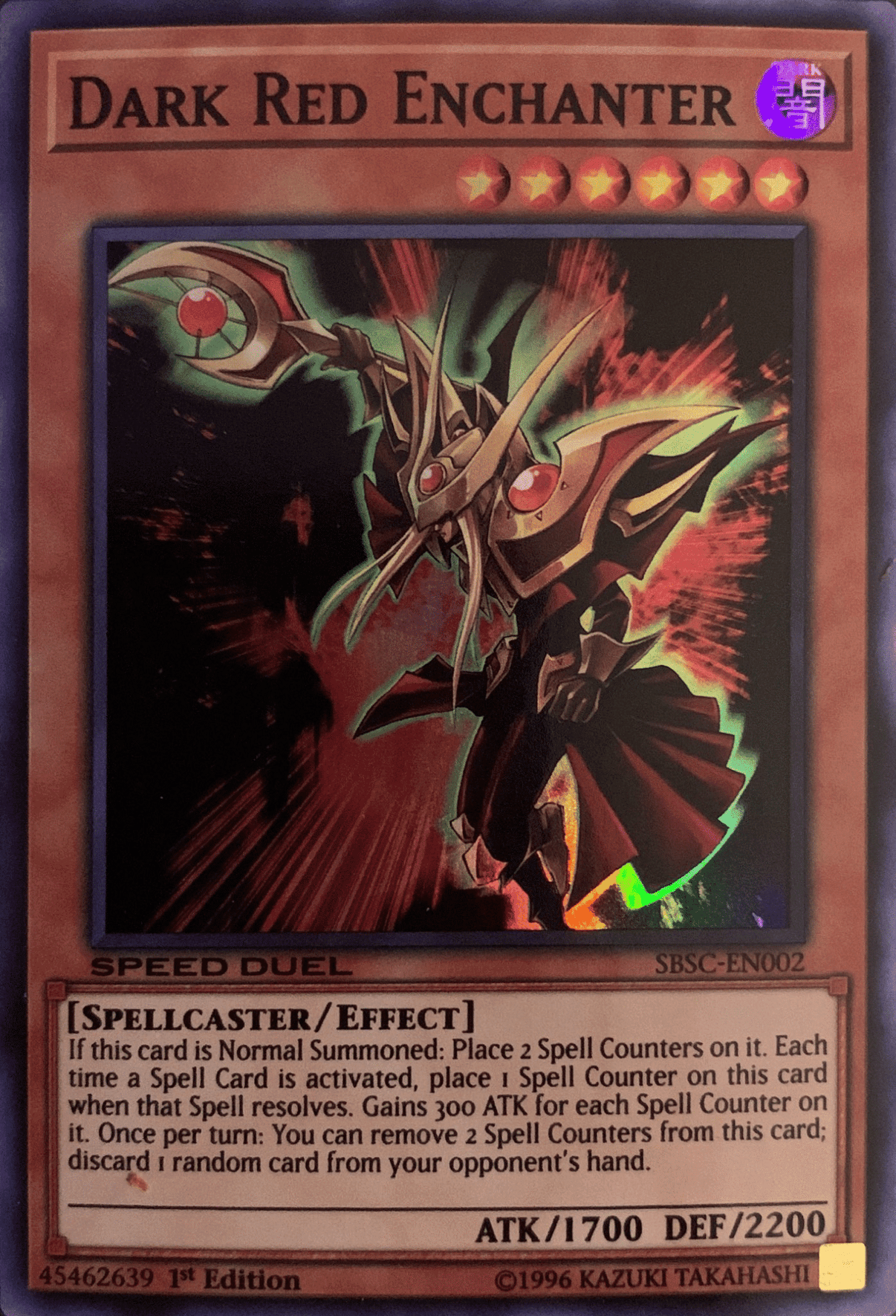 Dark Red Enchanter [SBSC-EN002] Super Rare - POKÉ JEUX