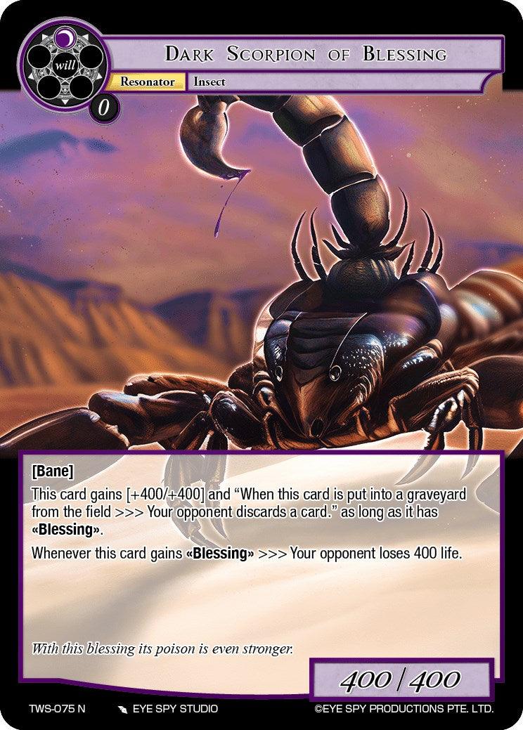 Dark Scorpion of Blessing (TWS-075 N) [The War of the Suns] - POKÉ JEUX