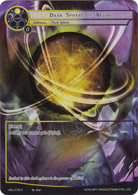 Dark Sphere of Belial (Full Art) (GRL-076) [Game of Gods: Reloaded] - POKÉ JEUX