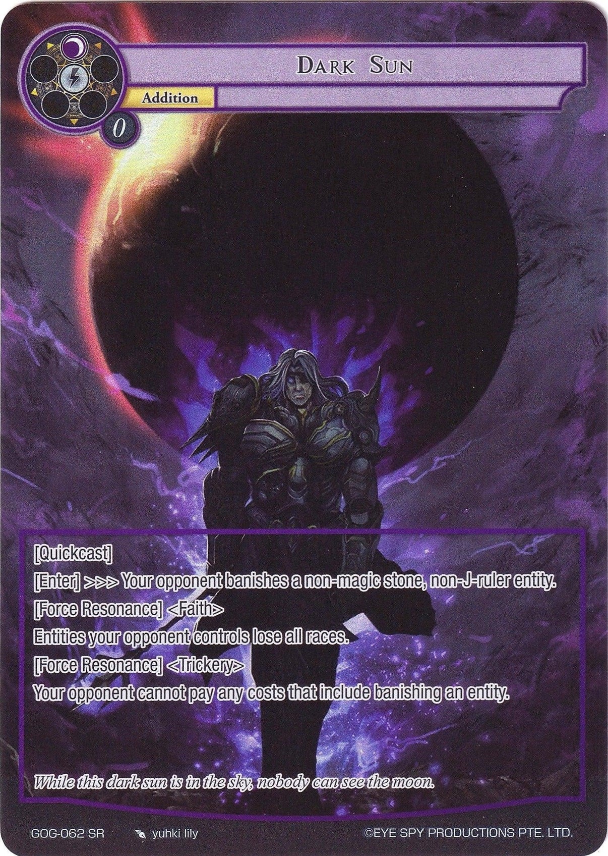 Dark Sun (Full Art) (GOG-062) [Game of Gods] - POKÉ JEUX