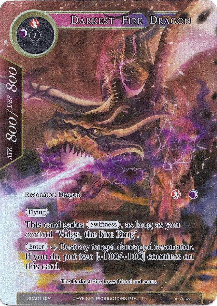 Darkest Fire Dragon (Full Art) (SDAO1-024) [Alice Origin Starter Deck] - POKÉ JEUX
