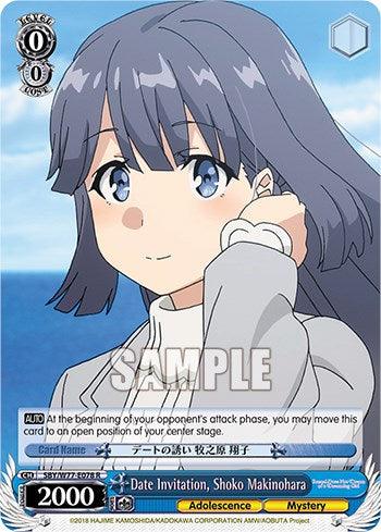 Date Invitation, Shoko Makinohara [Rascal Does Not Dream of a Dreaming Girl] - POKÉ JEUX