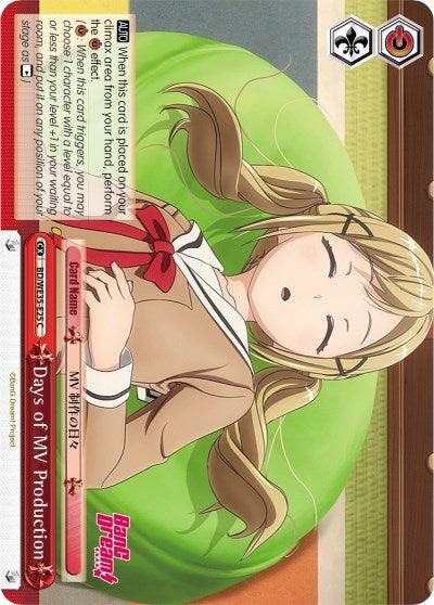 Days of MV Production (BD/WE35-E25 C) (Parallel Foil) [Poppin'Party x Roselia] - POKÉ JEUX