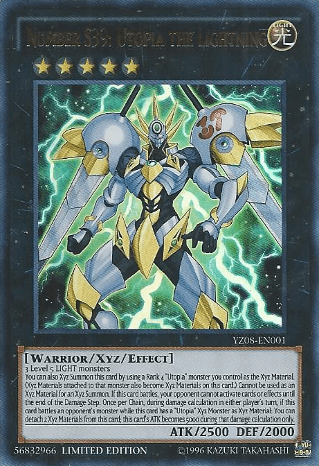 Number S39: Utopia the Lightning [YZ08-EN001] Ultra Rare - POKÉ JEUX