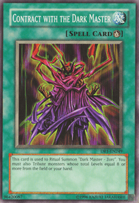 Contract with the Dark Master [DR1-EN249] Common - POKÉ JEUX