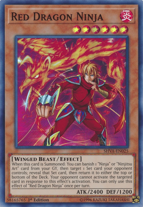 Red Dragon Ninja [SHVA-EN025] Super Rare - POKÉ JEUX