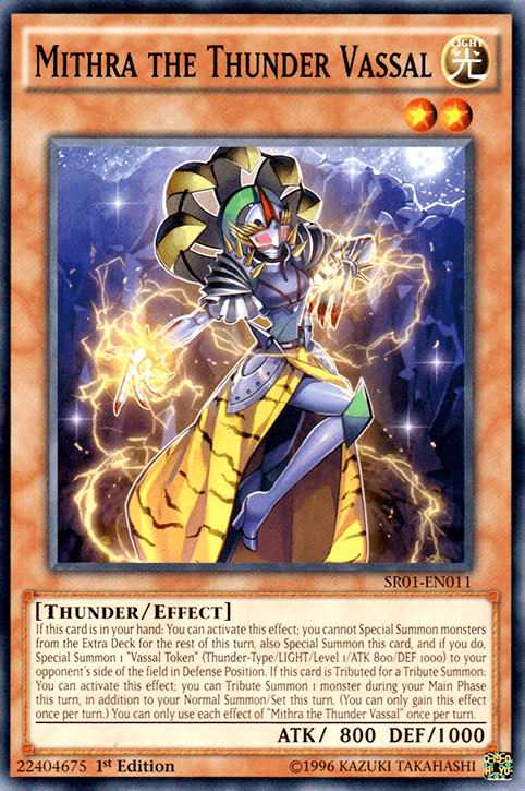 Mithra the Thunder Vassal [SR01-EN011] Common - POKÉ JEUX