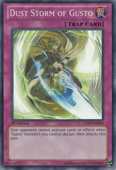 Dust Storm of Gusto [HA07-EN029] Super Rare - POKÉ JEUX