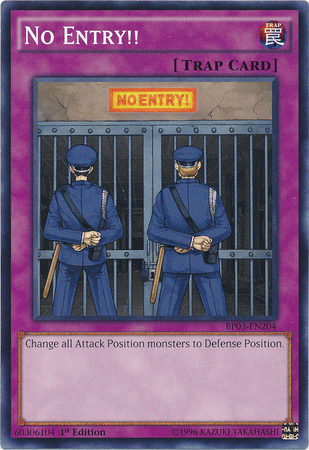 No Entry!! [BP03-EN204] Common - POKÉ JEUX