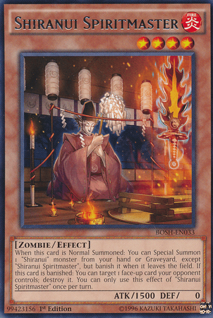 Shiranui Spiritmaster [BOSH-EN033] Rare - POKÉ JEUX