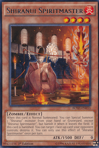 Shiranui Spiritmaster [BOSH-EN033] Rare - POKÉ JEUX