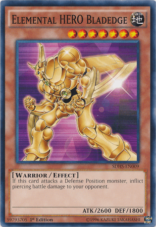 Elemental Hero Bladedge [SDHS-EN009] Common - POKÉ JEUX