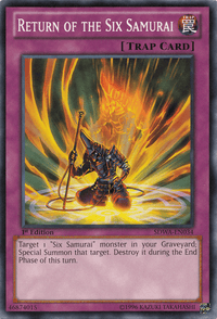 Return of the Six Samurai [SDWA-EN034] Common - POKÉ JEUX