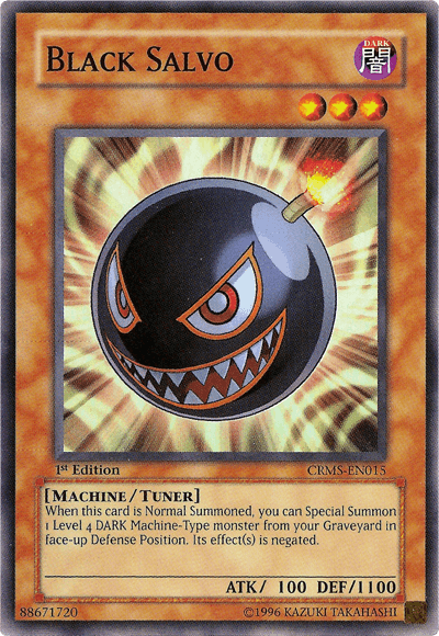 Black Salvo [CRMS-EN015] Super Rare - POKÉ JEUX