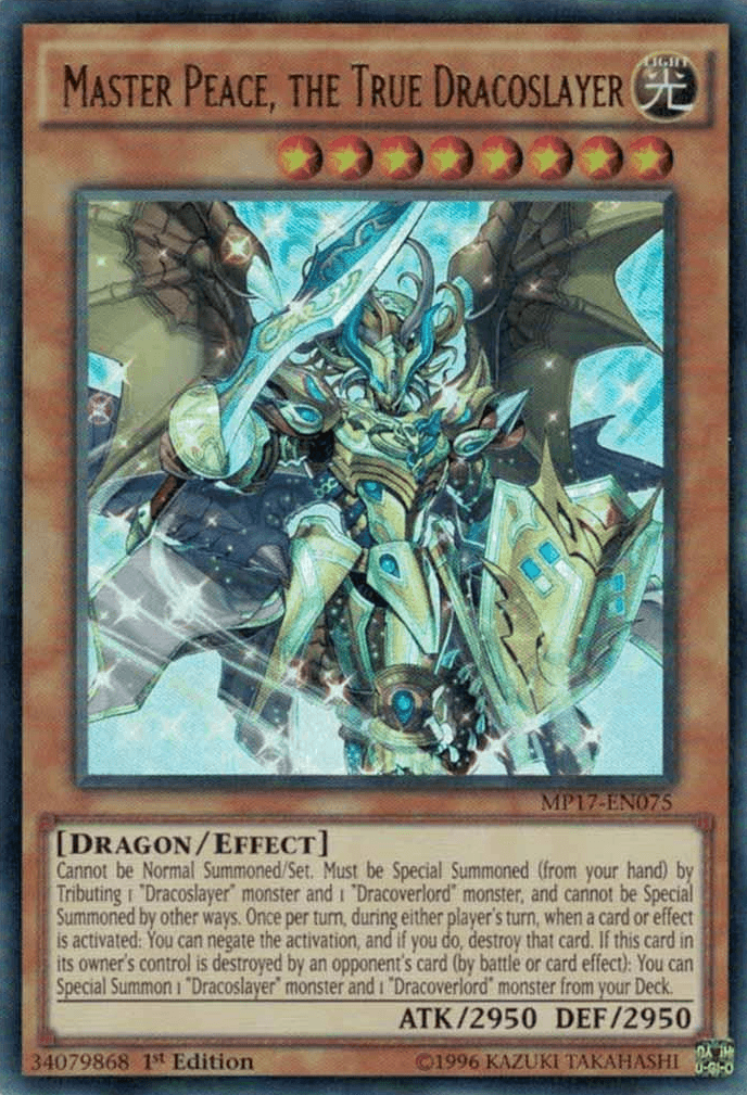 Master Peace, the True Dracoslayer [MP17-EN075] Ultra Rare - POKÉ JEUX