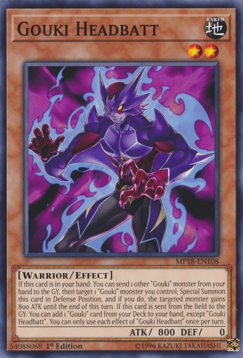 Gouki Headbatt [MP18-EN108] Common - POKÉ JEUX