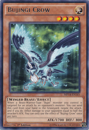 Bujingi Crow [MP14-EN145] Rare - POKÉ JEUX