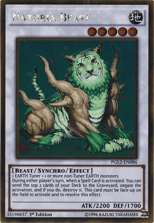 Naturia Beast [PGL2-EN086] Gold Rare - POKÉ JEUX