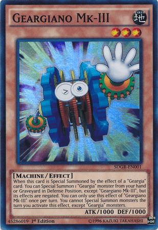 Geargiano Mk-III [SDGR-EN001] Super Rare - POKÉ JEUX