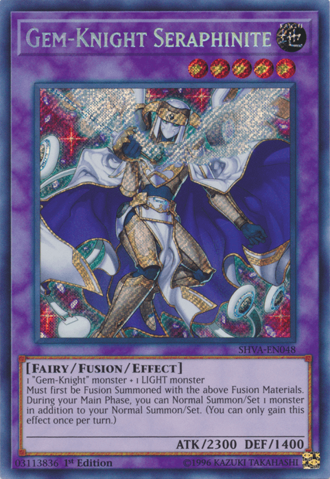 Gem-Knight Seraphinite [SHVA-EN048] Secret Rare - POKÉ JEUX