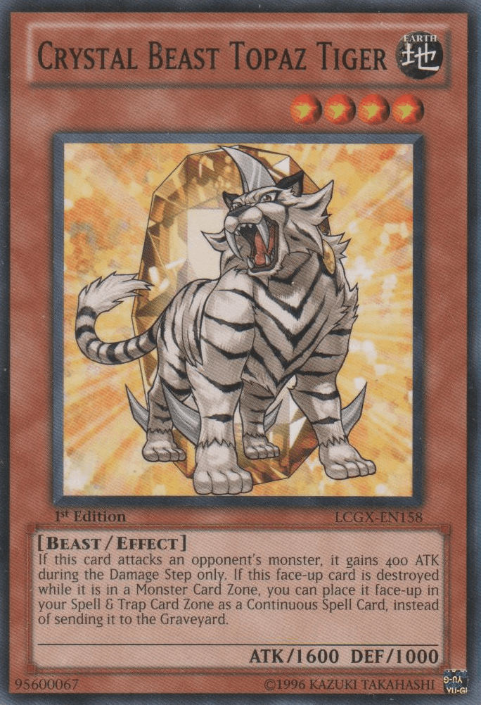 Crystal Beast Topaz Tiger [LCGX-EN158] Common - POKÉ JEUX