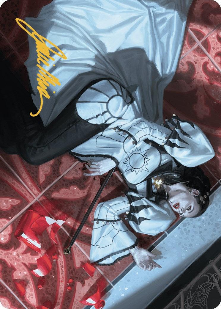Deadly Complication Art Card (18/49) (Gold-Stamped Signature) [Murders at Karlov Manor Art Series] - POKÉ JEUX