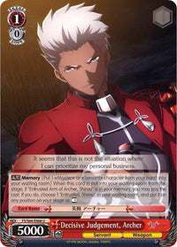 Decisive Judgement, Archer (FS/S64-E068 U) [Fate/Stay Night [Heaven's Feel]] - POKÉ JEUX