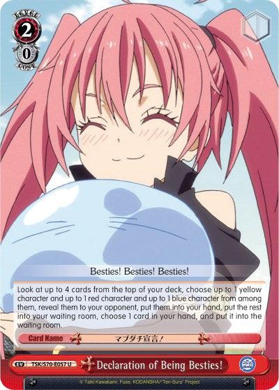 Declaration of Being Besties! (TSK/S70-E057 U) [That Time I Got Reincarnated as a Slime] - POKÉ JEUX