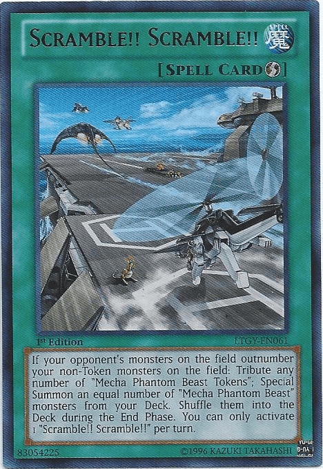 Scramble!! Scramble!! [LTGY-EN061] Ultra Rare - POKÉ JEUX