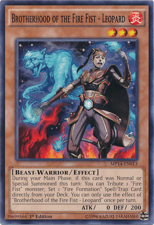 Brotherhood of the Fire Fist - Leopard [MP14-EN013] Common - POKÉ JEUX