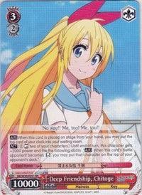 Deep Friendship, Chitoge (NK/W30-E051 RR) [NISEKOI -False Love-] - POKÉ JEUX