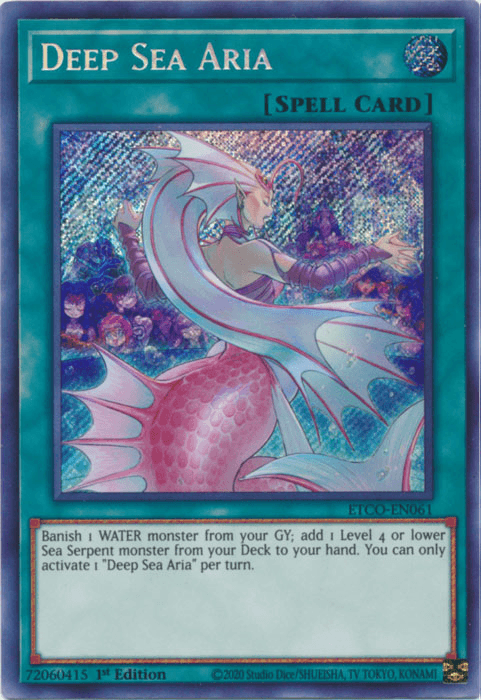 Deep Sea Aria [ETCO-EN061] Secret Rare - POKÉ JEUX