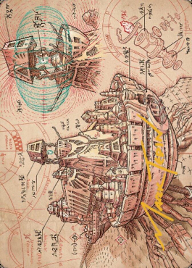 Defense Grid Art Card (Gold-Stamped Signature) [The Brothers' War Art Series] - POKÉ JEUX