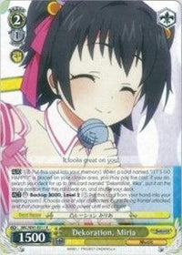 Dekoration, Miria (IMC/W41-E011 R) [The iDOLM@STER Cinderella Girls] - POKÉ JEUX