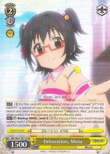 Dekoration, Miria (IMC/W41-E011S SR) [The iDOLM@STER Cinderella Girls] - POKÉ JEUX