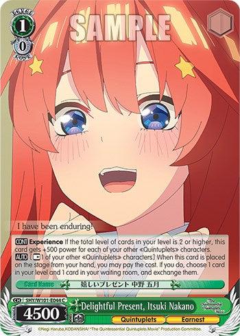 Delightful Present, Itsuki Nakano (5HY/W101-E044 C) [The Quintessential Quintuplets Movie] - POKÉ JEUX