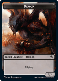Demon // Demon Double-Sided Token [Starter Commander Decks] - POKÉ JEUX