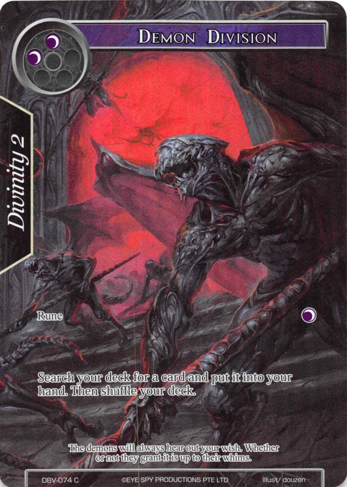 Demon Division (Full Art) (DBV-074) [The Decisive Battle of Valhalla] - POKÉ JEUX