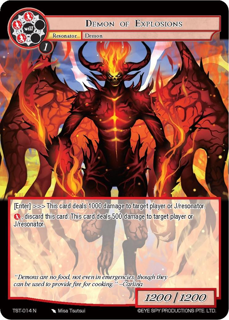 Demon of Explosions (TST-014) [The Seventh] - POKÉ JEUX