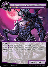 Demon of the Crimson Moon (CMB-061 N) [Crimson Moon's Battleground] - POKÉ JEUX