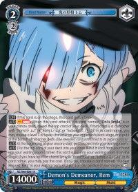 Demon's Demeanor, Rem (RZ/S46-E067 R) [Re:ZERO] - POKÉ JEUX