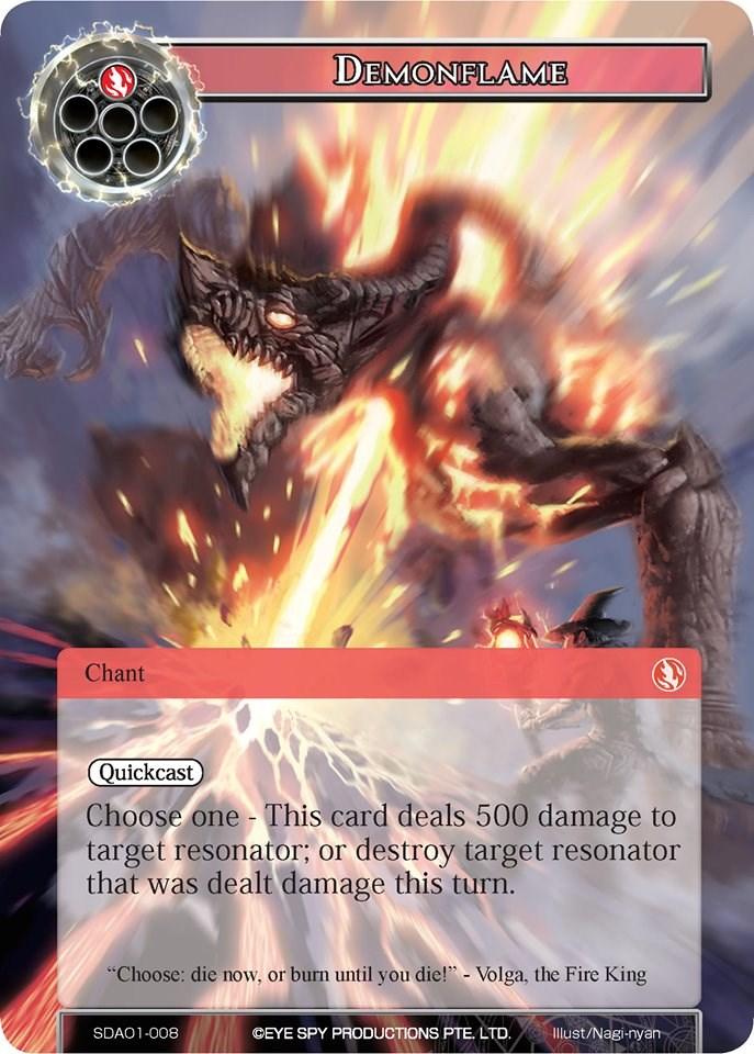 Demonflame (SDAO1-008) [Alice Origin Starter Deck] - POKÉ JEUX