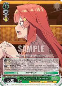 Dense, Itsuki Nakano (5HY/W90-E030 U) [The Quintessential Quintuplets 2] - POKÉ JEUX