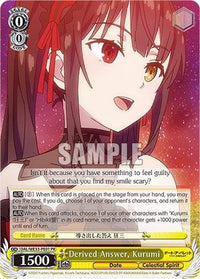 Derived Answer, Kurumi (DAL/WE33-PE01 PR) [Date A Bullet] - POKÉ JEUX