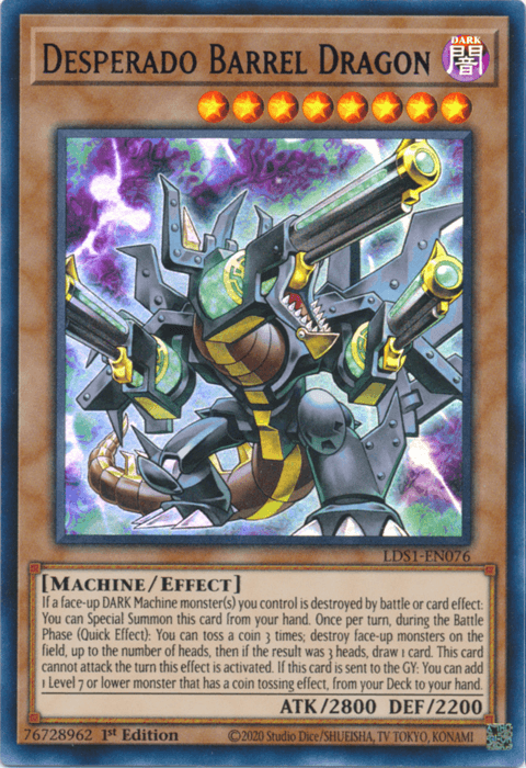 Desperado Barrel Dragon (Blue) [LDS1-EN076] Ultra Rare - POKÉ JEUX