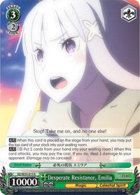Desperate Resistance, Emilia (RZ/SE35-E15 R) [Re:ZERO: The Frozen Bond] - POKÉ JEUX