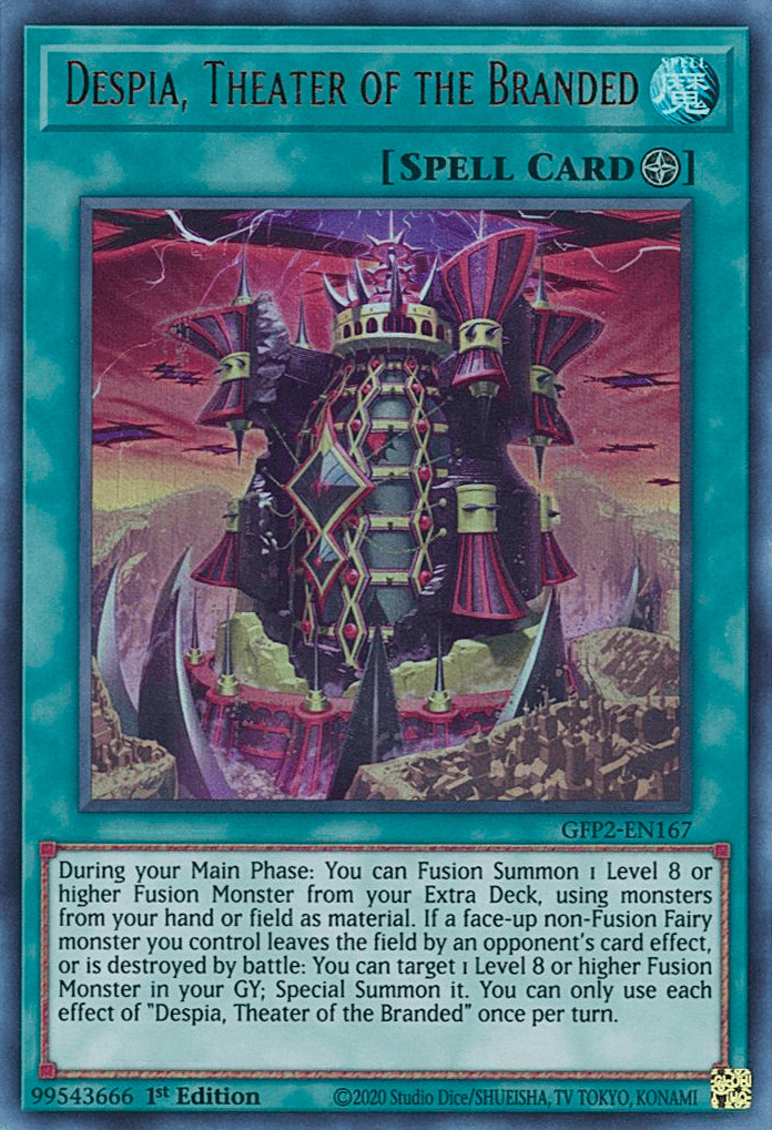 Despia, Theater of the Branded [GFP2-EN167] Ultra Rare - POKÉ JEUX