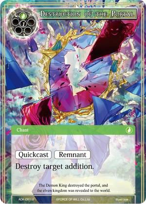 Destruction of the Portal (ADK-091) [Advent of the Demon King] - POKÉ JEUX